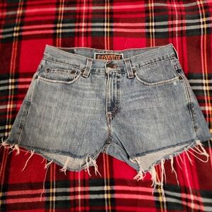 Levis 511 Slim Fit Denim Cut-Off Shorts Men's  Size 33  Women could wear as well